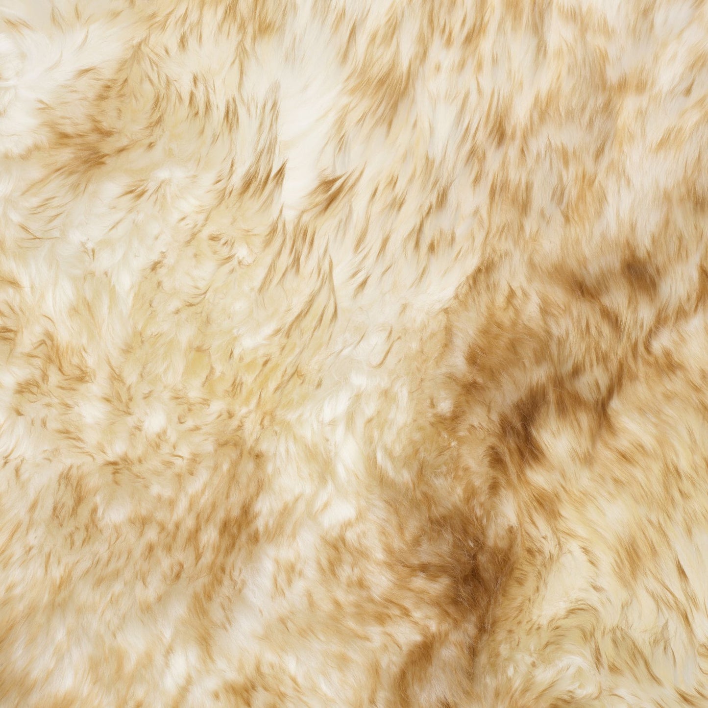 Bowron Sheepskins Longwool Double Sheepskin Rug Gold Star Dusk Beige