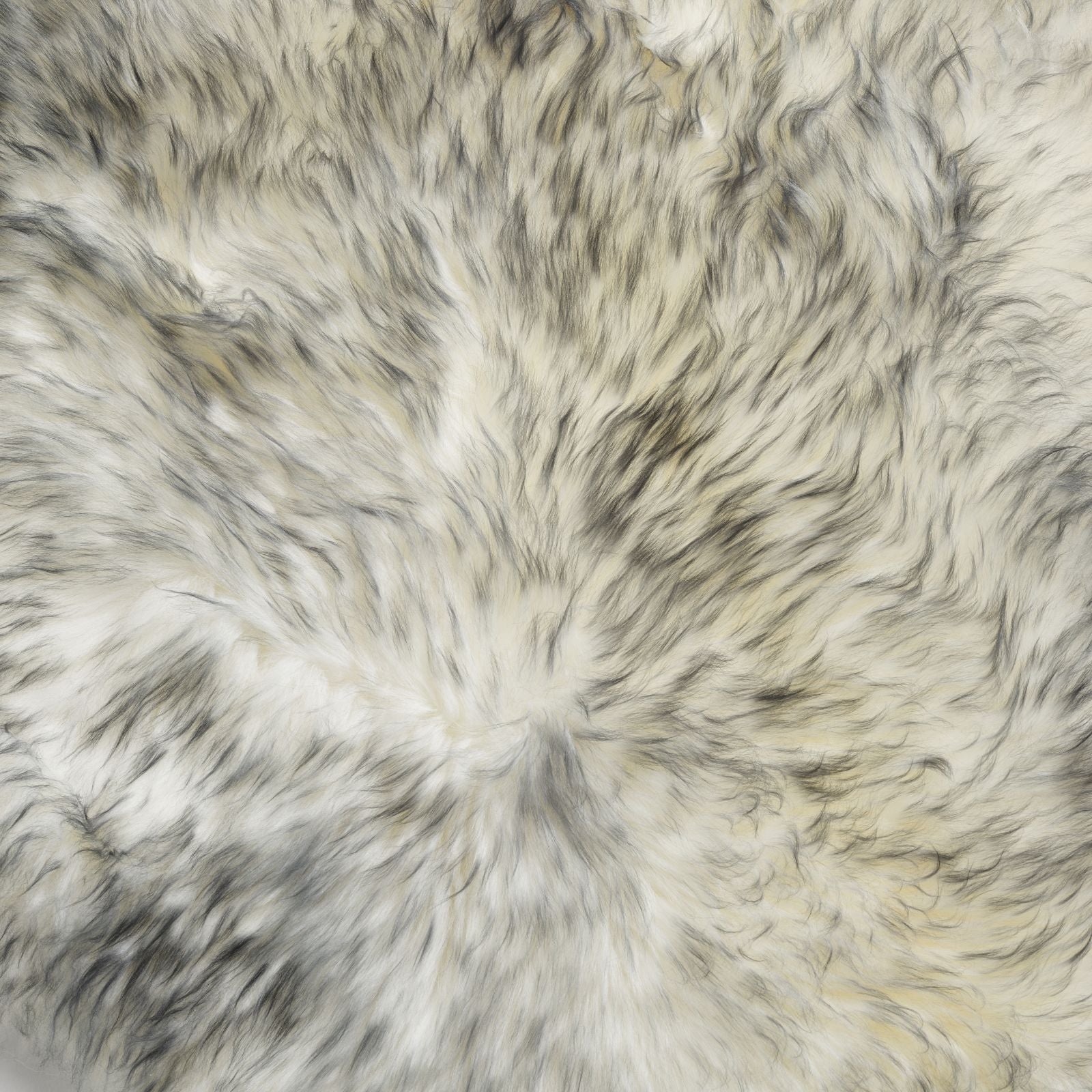 Bowron Sheepskins Longwool Double Sheepskin Rug Gold Star Twilight Grey