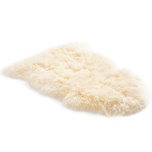 Bowron Sheepskins Longwool Single Sheepskin Rug Gold Star Champagne Cream