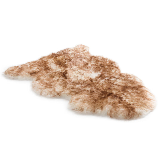 Bowron Sheepskins Longwool Single Sheepskin Rug Gold Star Eclipse Brown