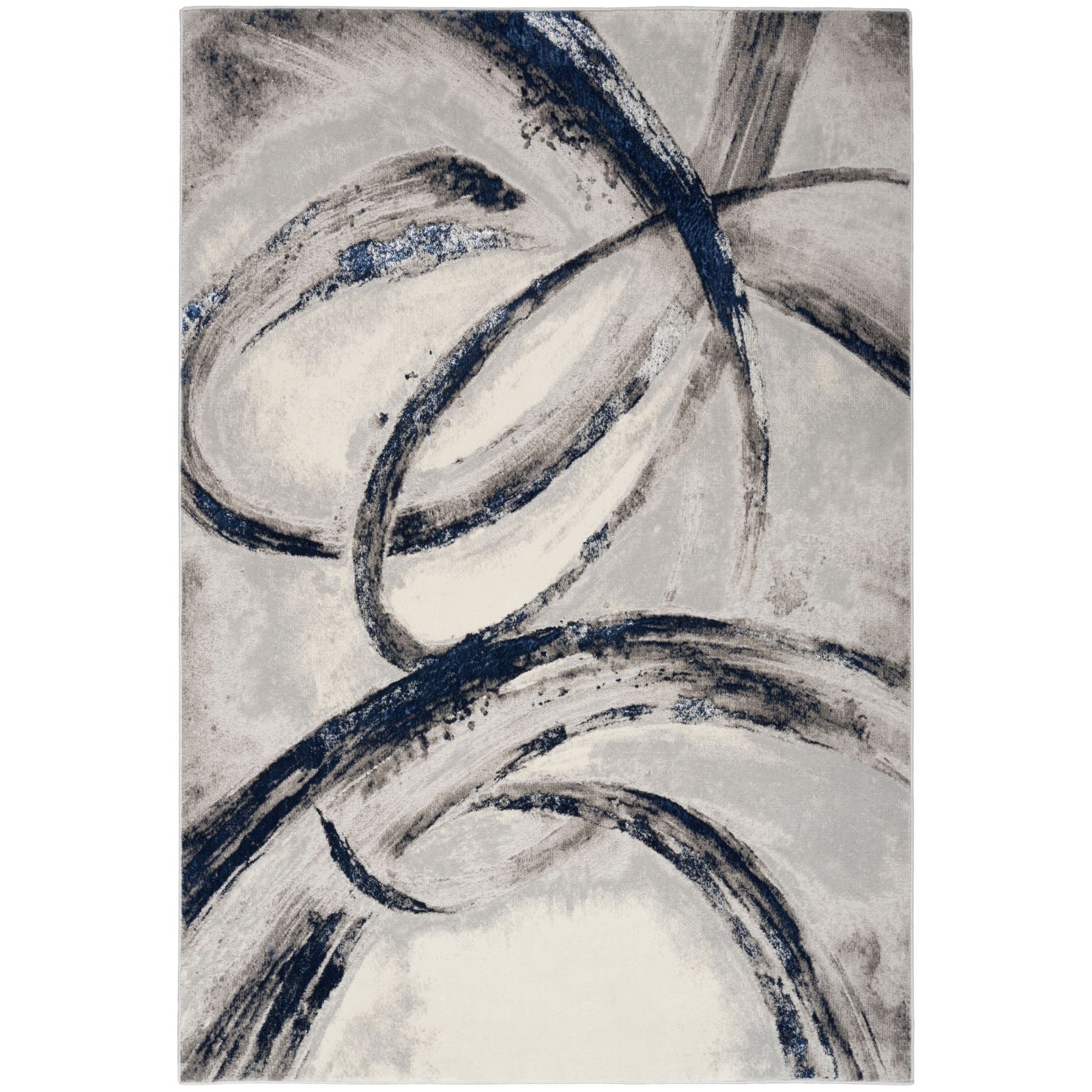 Nourison Brushstrokes Modern Rug BSK02 GRYNV