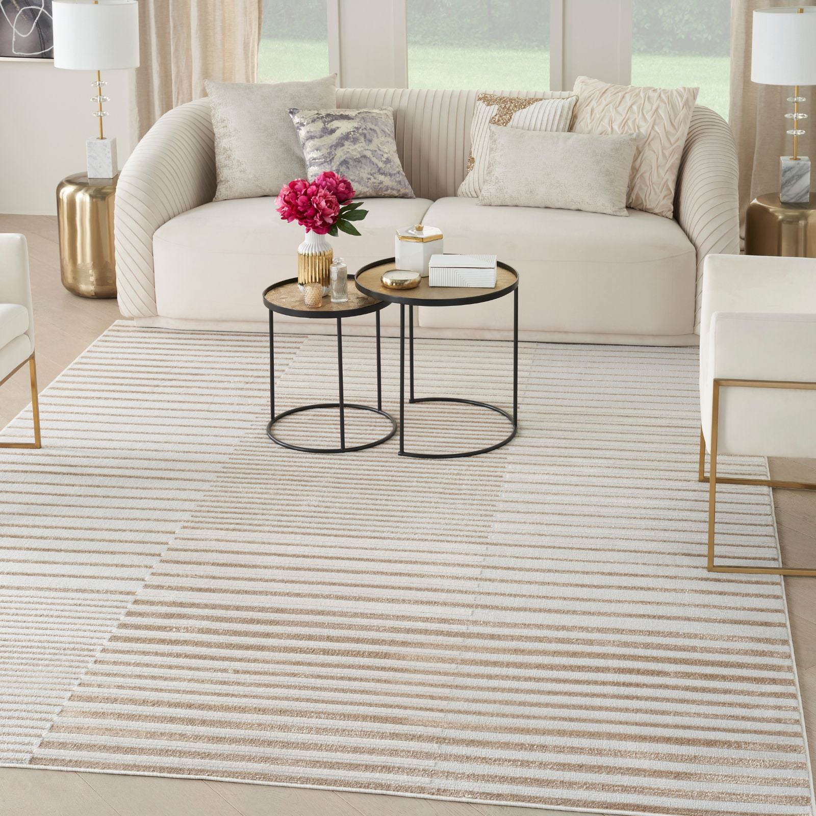 Nourison Brushstrokes Modern Rug BSK04 BGESV