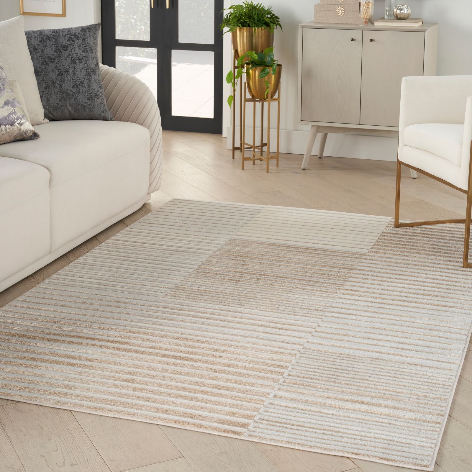 Nourison Brushstrokes Modern Rug BSK04 BGESV