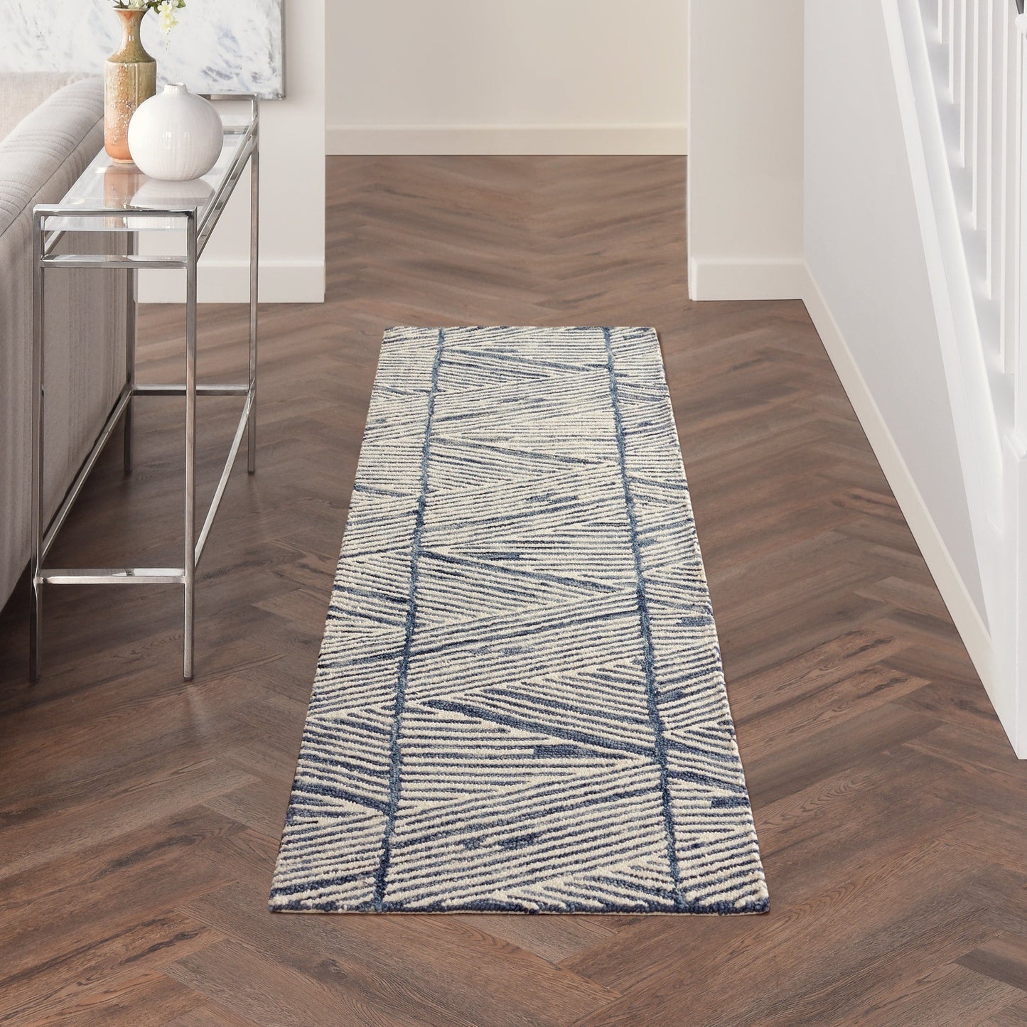 Nourison Colorado Modern Rug CLR01 WHTBL