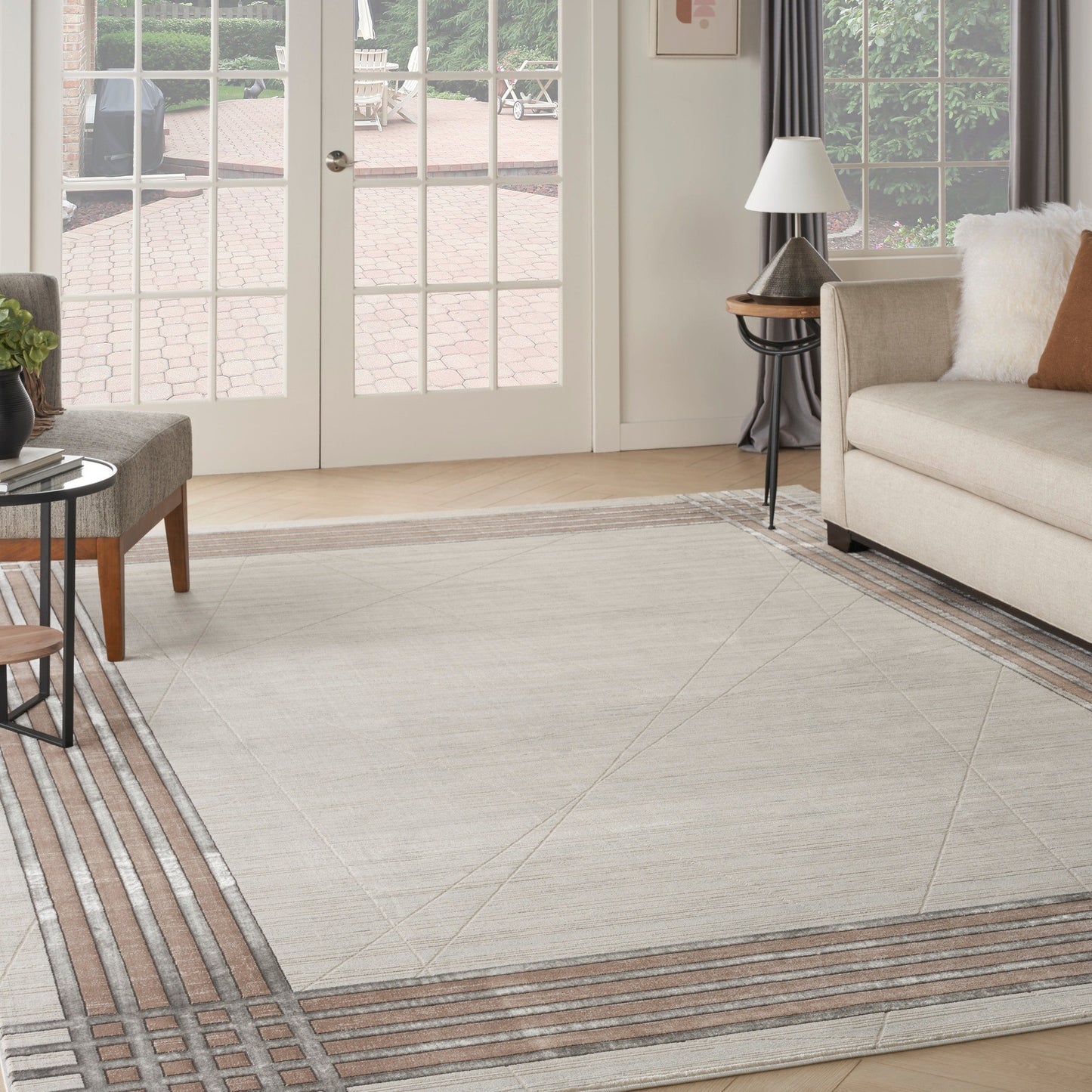 Nourison Desire Modern Rug DSR01 IVSIL