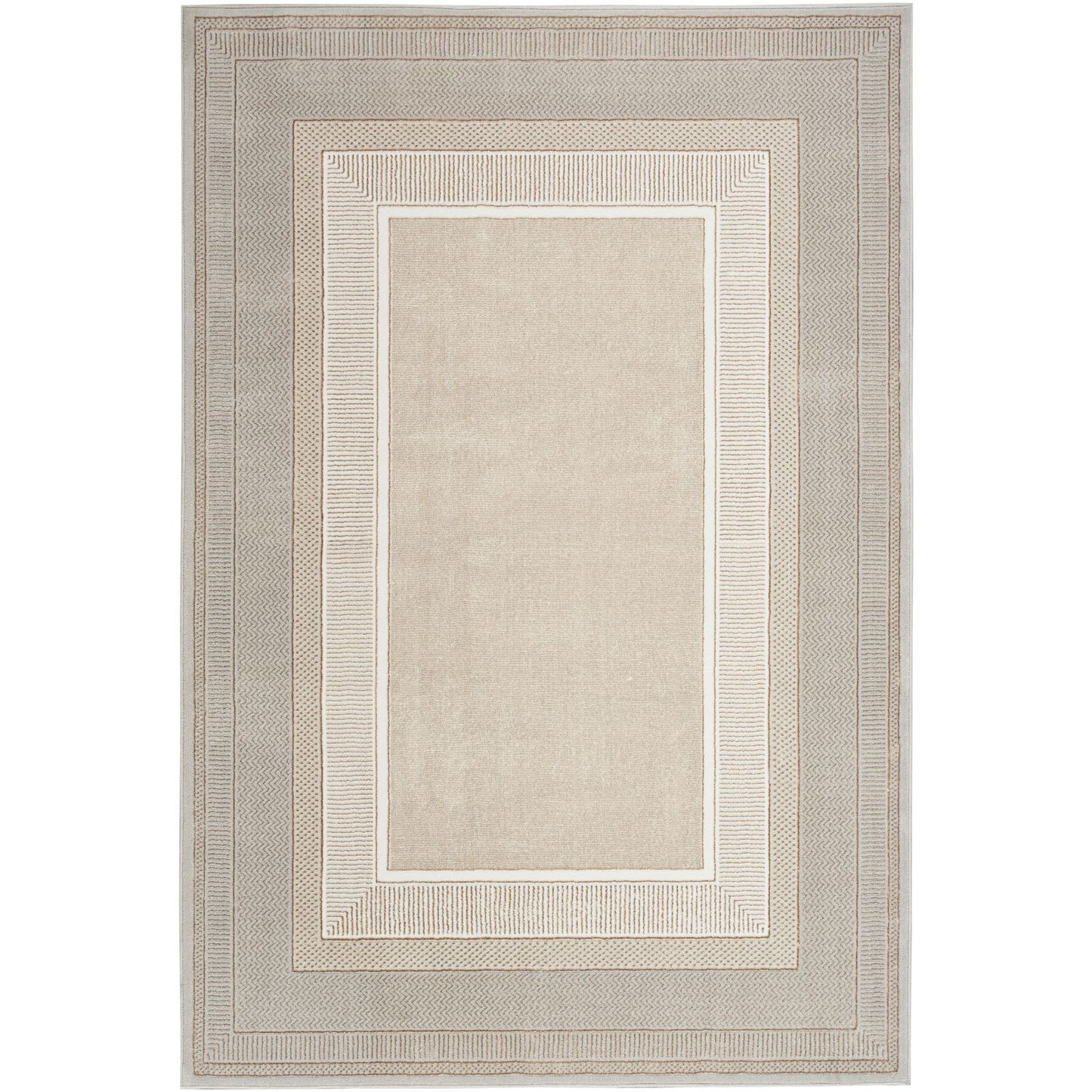 Nourison Glitz Modern Rug GLZ07 IVORY