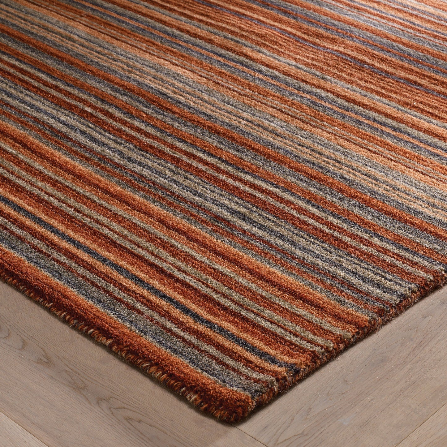 Oriental Weavers Carter Modern Rug Rust Orange