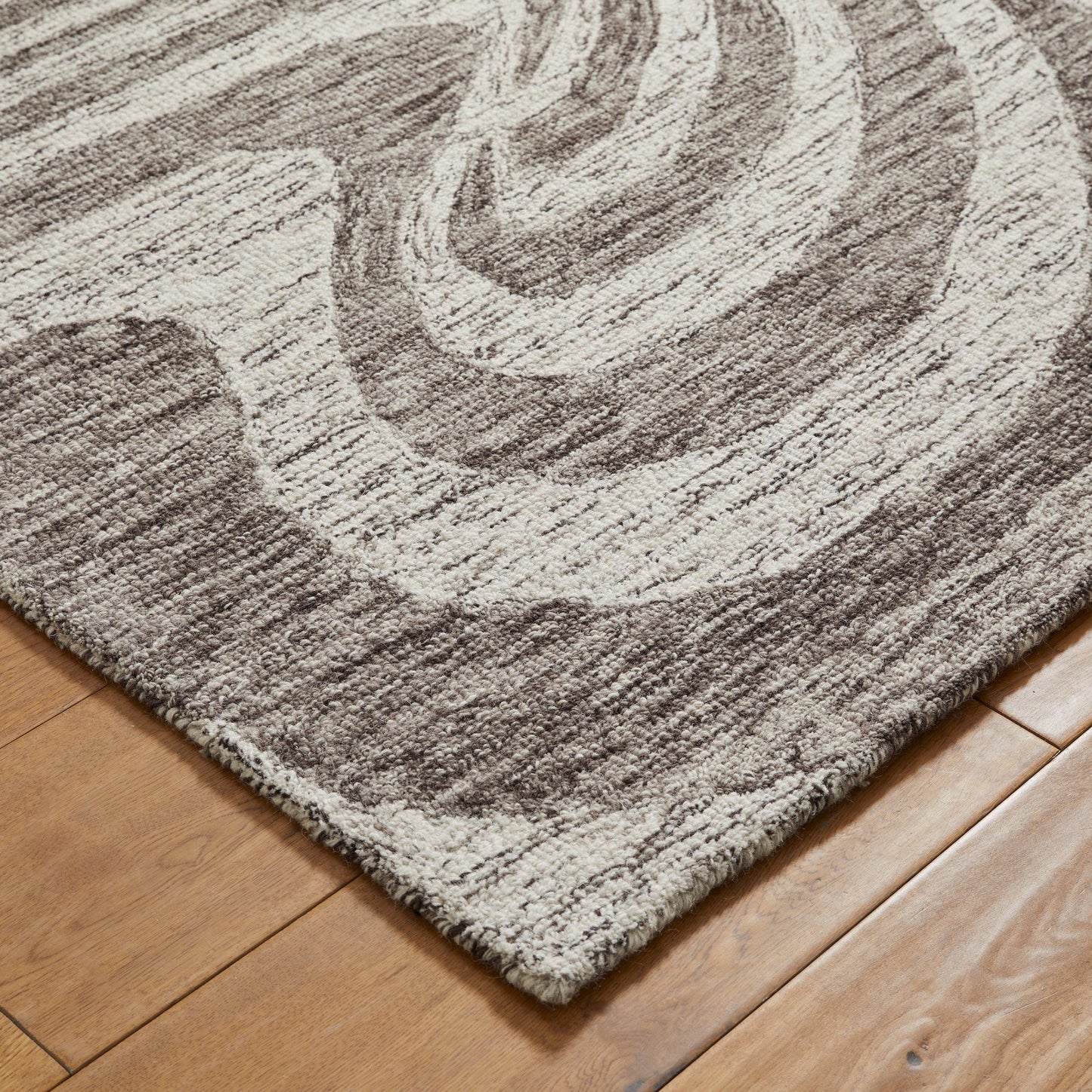 Oriental Weavers Elements Modern Rug Cycle Brown