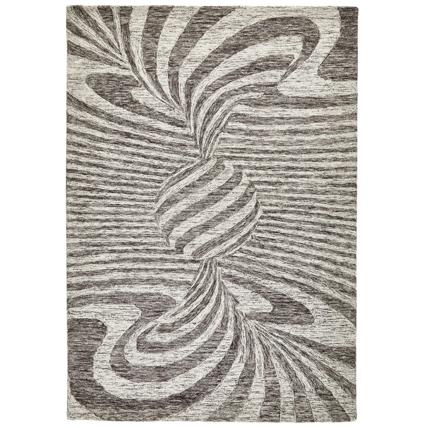 Oriental Weavers Elements Modern Rug Cycle Brown