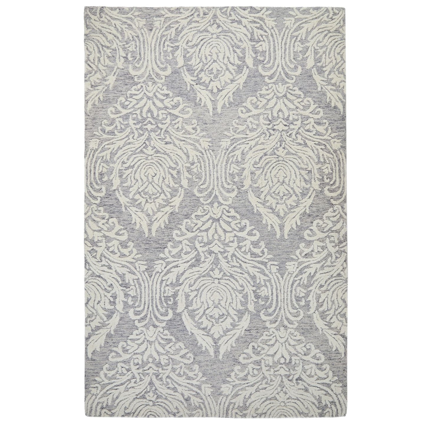 Oriental Weavers Hampton Tribal Rug Damask Grey Ivory