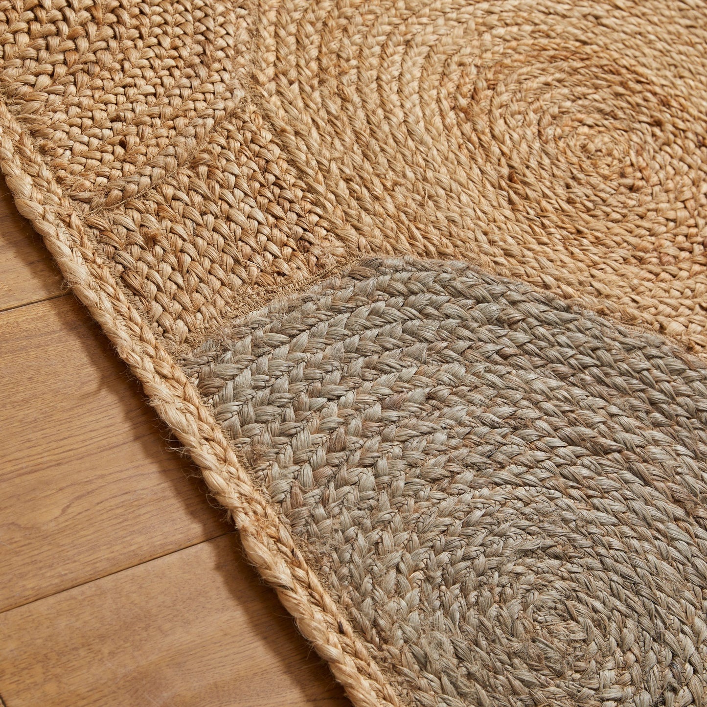 Oriental Weavers Naturals Natural Fibre Rug Circles Beige Multi