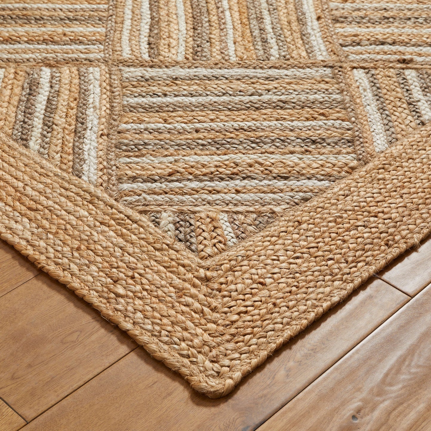 Oriental Weavers Naturals Natural Fibre Rug Squares Beige Multi