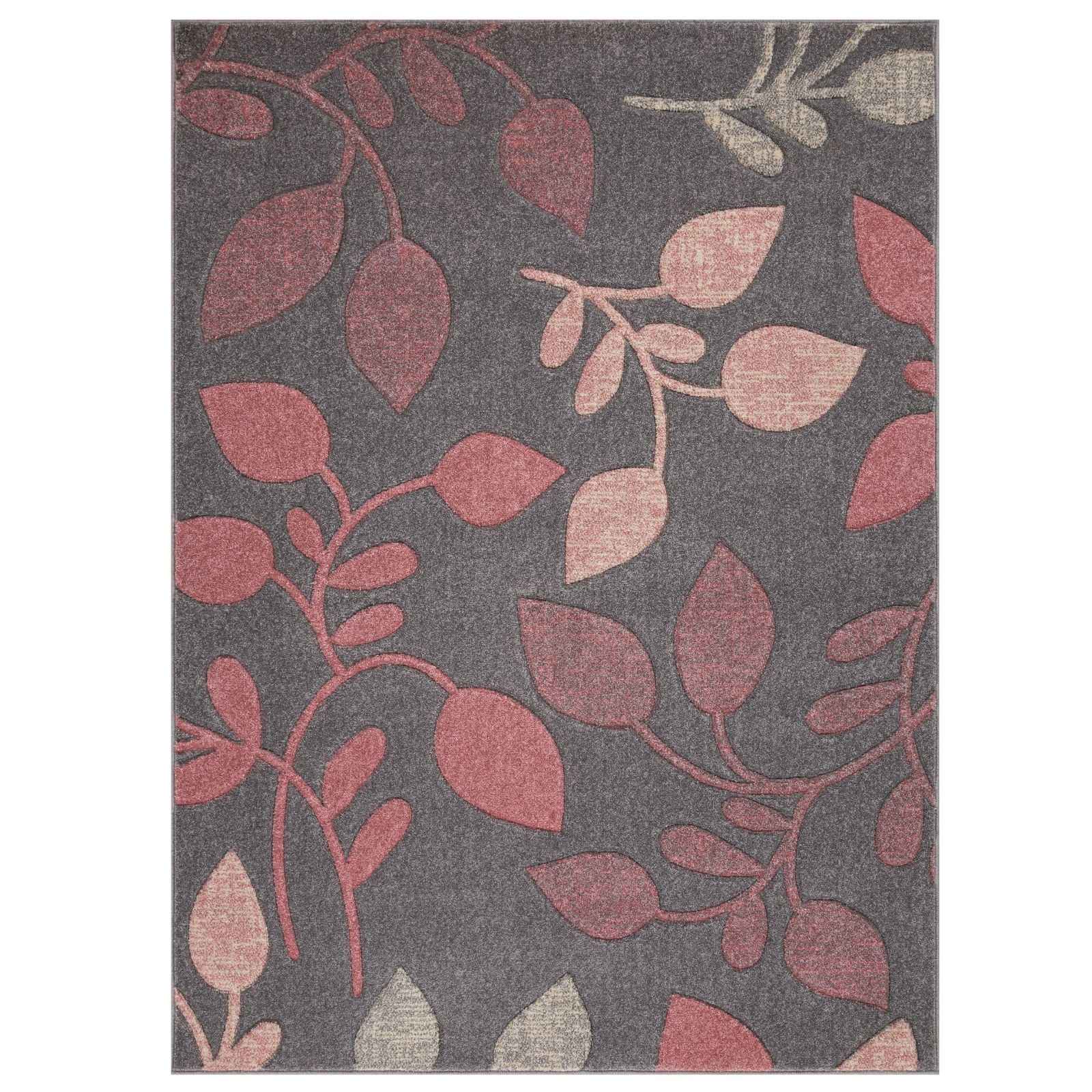 Oriental Weavers Portland Modern Rug 1096 V Pink Grey Cream