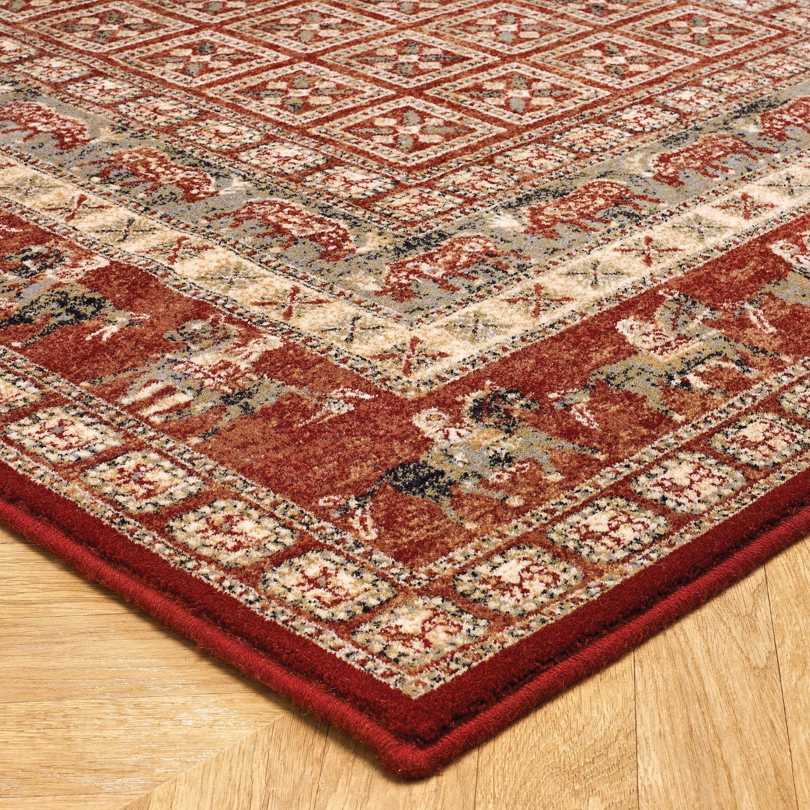 Oriental Weavers Royal Classic Traditional Rug 1527 R Red