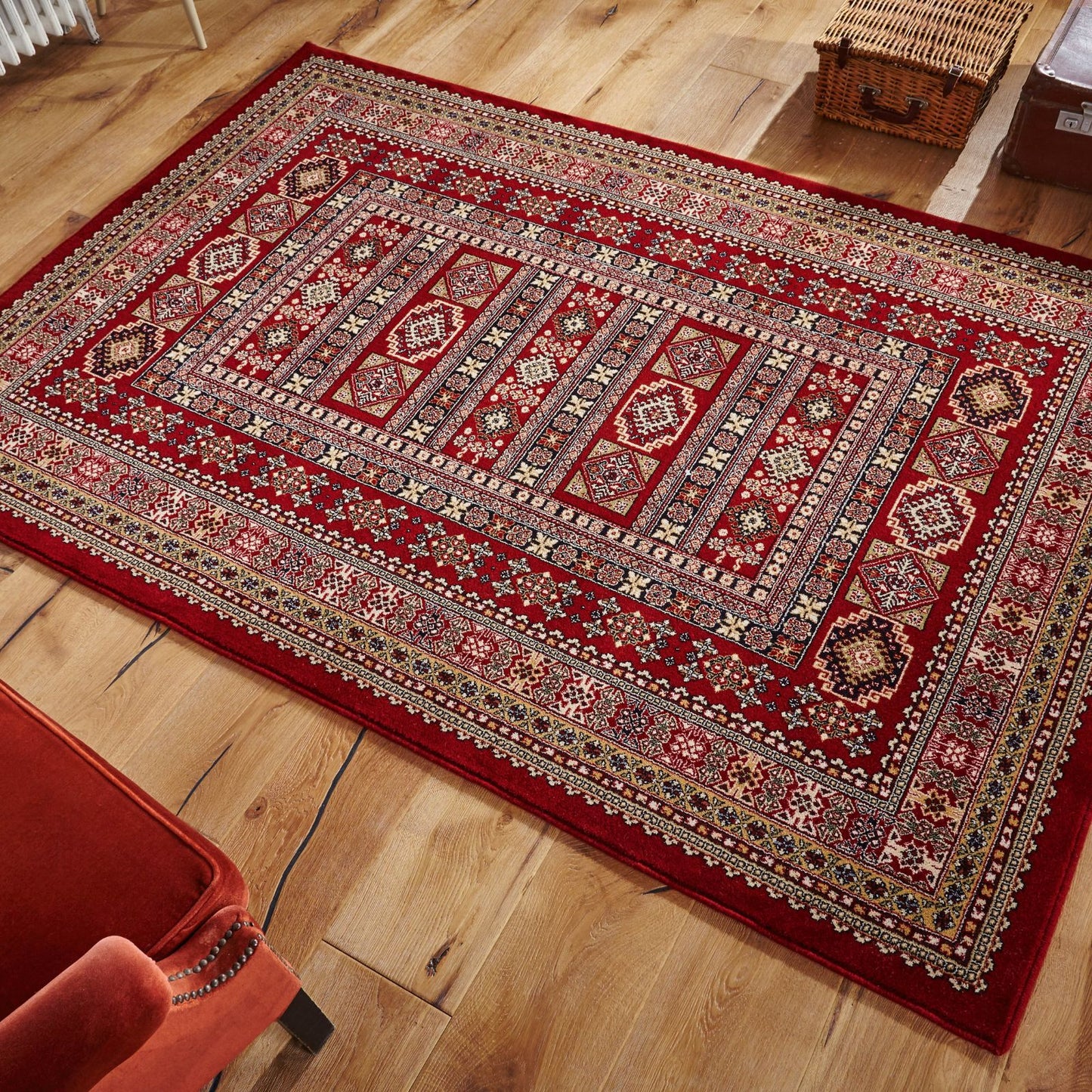 Oriental Weavers Royal Classic Traditional Rug 191 R Red