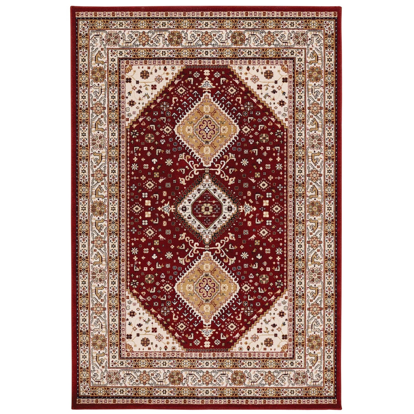 Oriental Weavers Royal Classic Traditional Rug 93 R Red