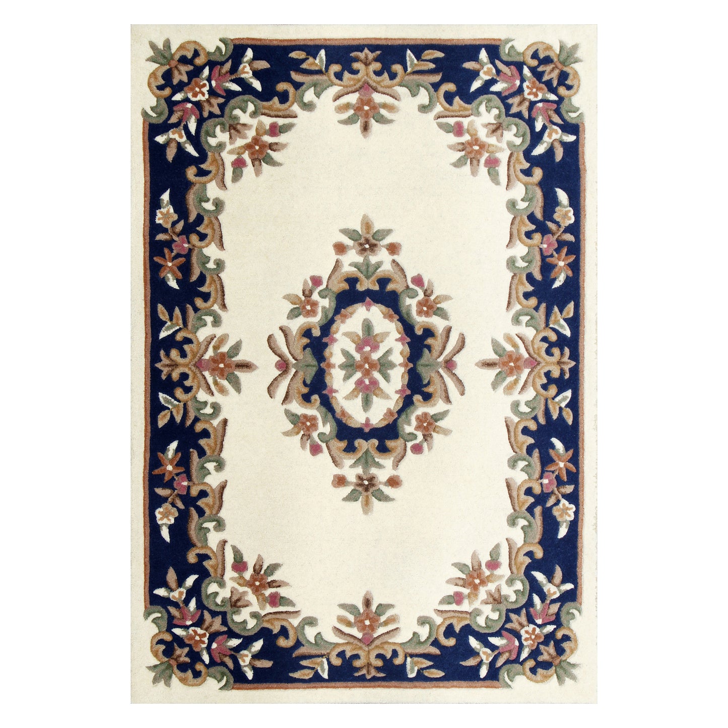 Oriental Weavers Royal Traditional Rug Cream Blue