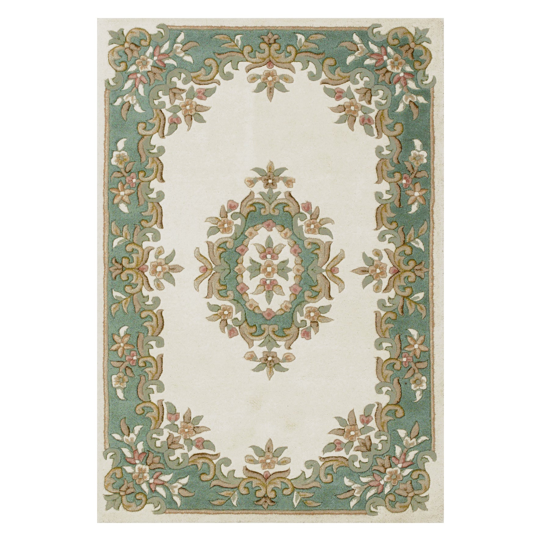 Oriental Weavers Royal Traditional Rug Cream Green