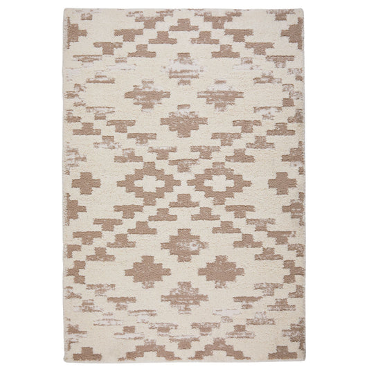 Oriental Weavers Tribal Shaggy Rug 5090 W Beige Ivory