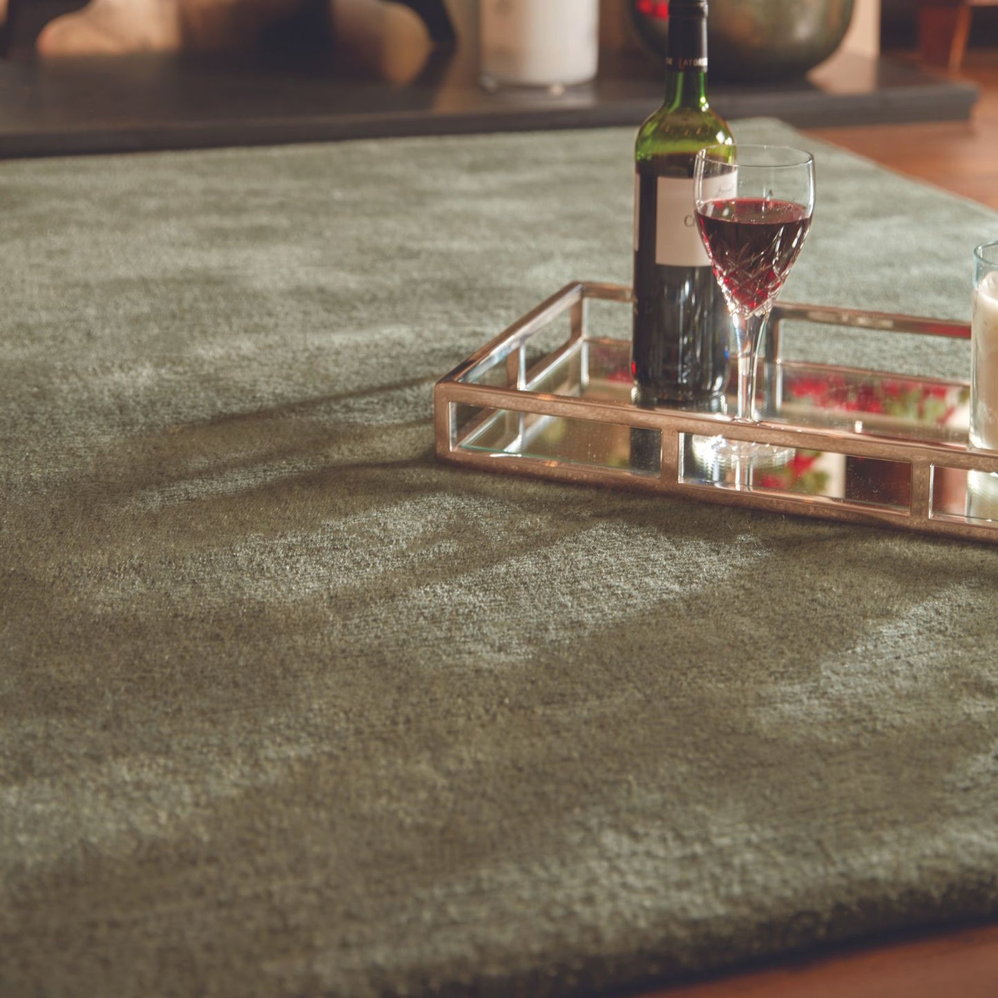 Rug Guru Hush Modern Rug Olive