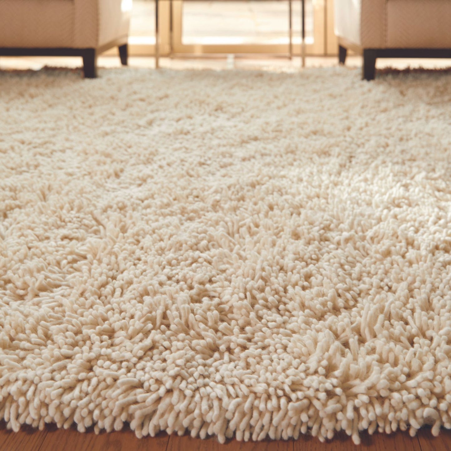 Rug Guru Imperial Shaggy Rug Ivory