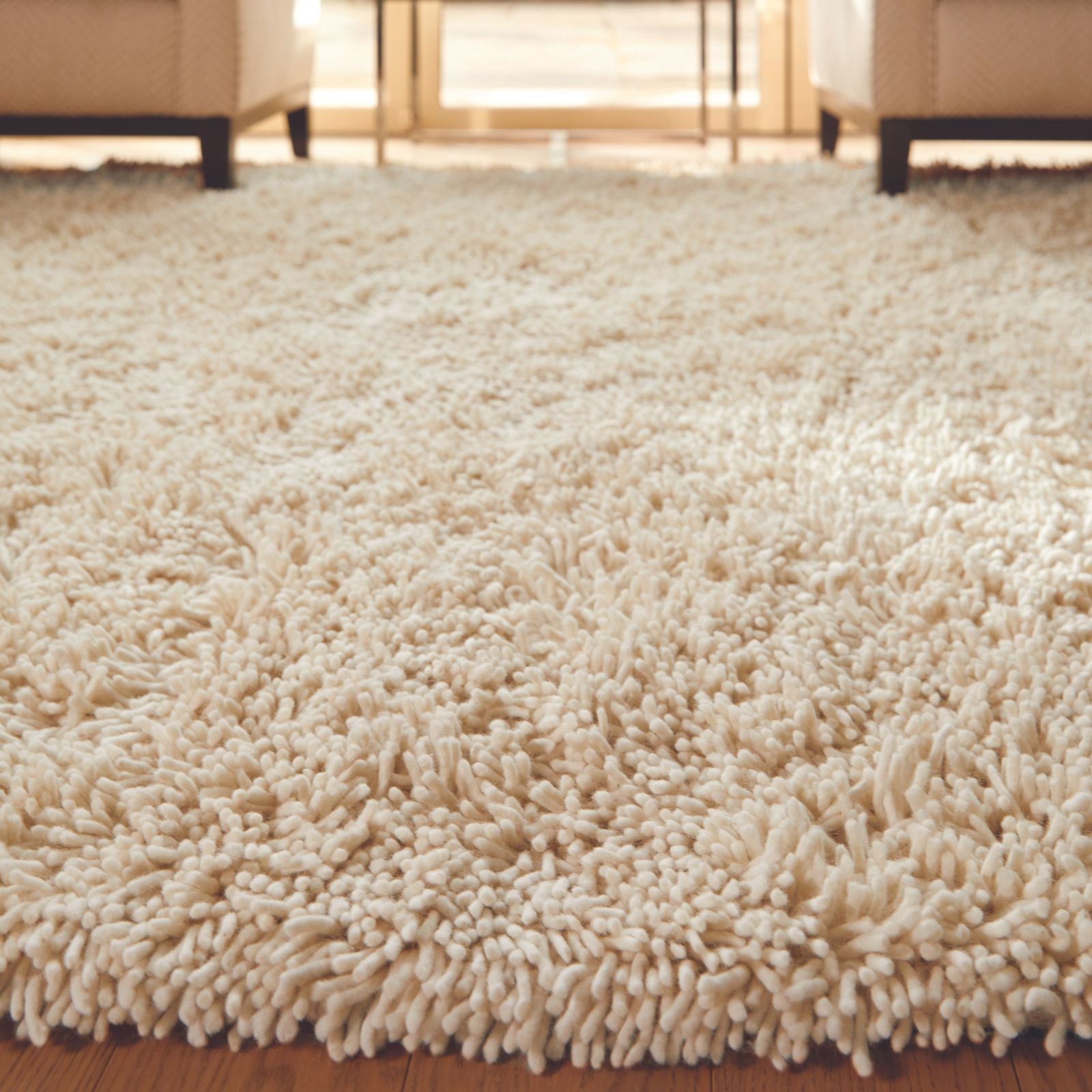 Rug Guru Imperial Shaggy Rug Ivory